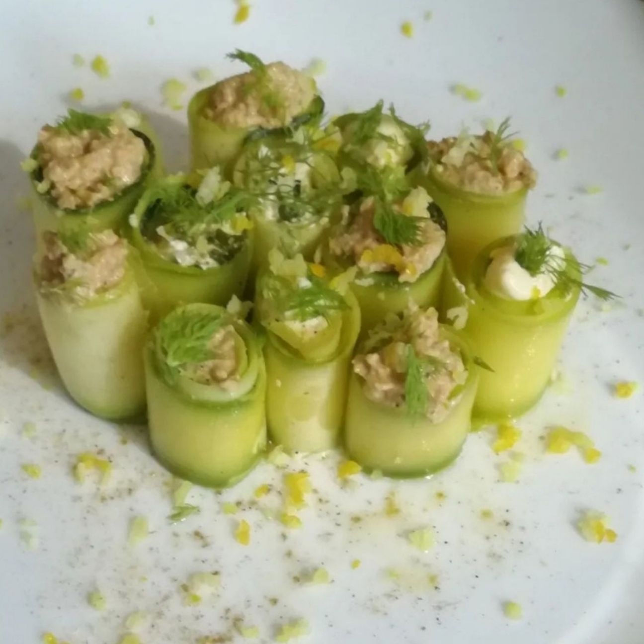 Crudité di zucchine