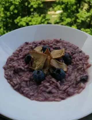 Ricetta Carnaroli ai  porcini e mirtilli selvatici di montagna di roby_zio