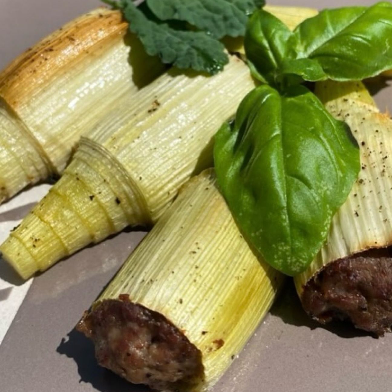 Porri ripieni
