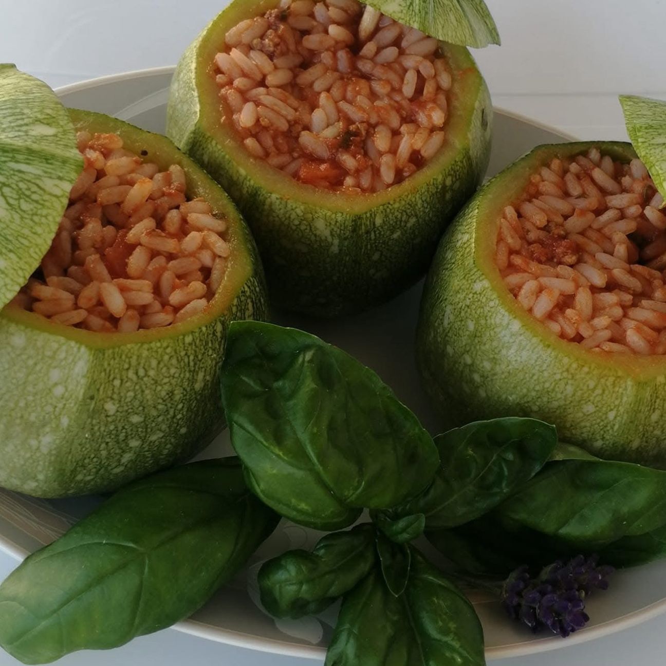 Risotto in ciotola naturale