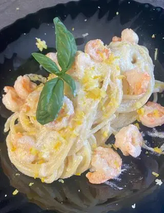 Ricetta Spaghetti al limone e mazzancolle di roby_zio