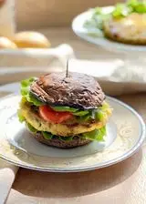 Ricetta Veg Burger Portobello allo zafferano