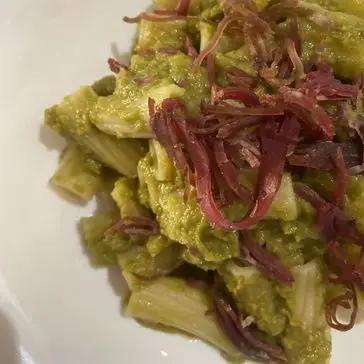 Ricetta Pasta con pesto di asparagi e filetti di speck croccanti di aurora.schiara