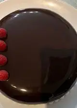 Ricetta Torta moderna cioccolato e lampone