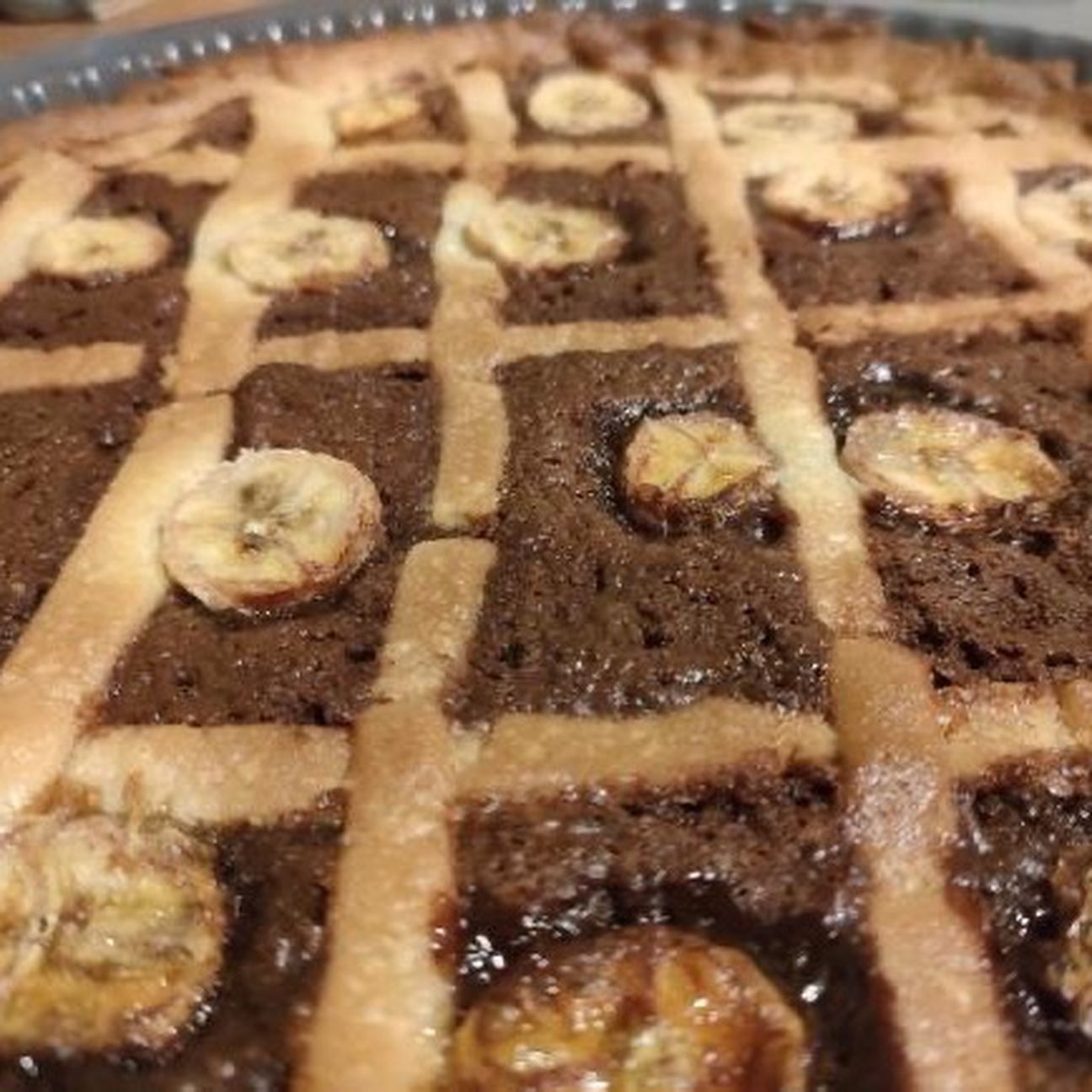 Crostata di Nutella e banane