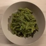 Ricetta Penne integrali con crema di broccoli, funghi e speck