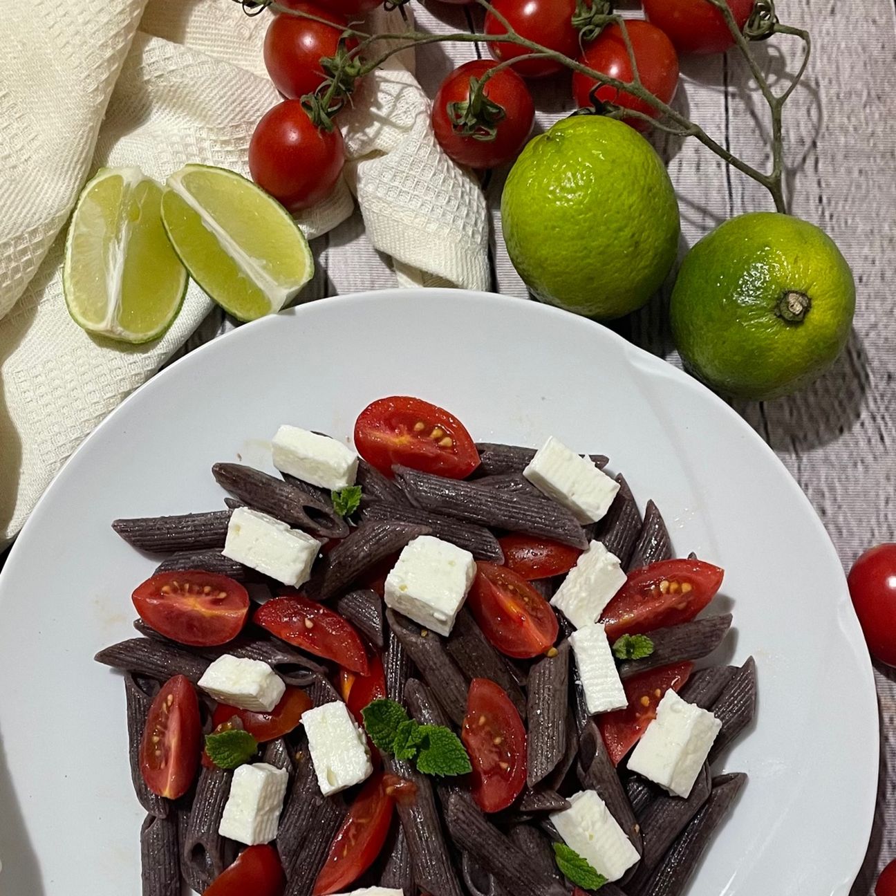 Pasta venere fresh