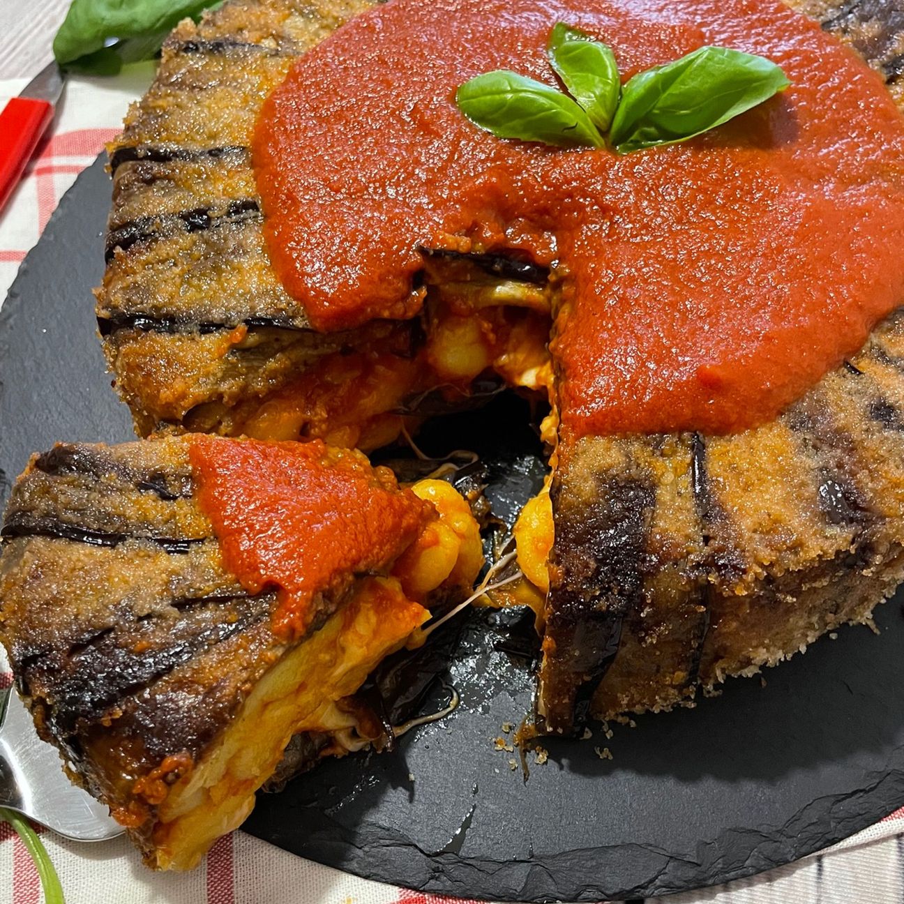 Scrigno di melanzane con gnocchi