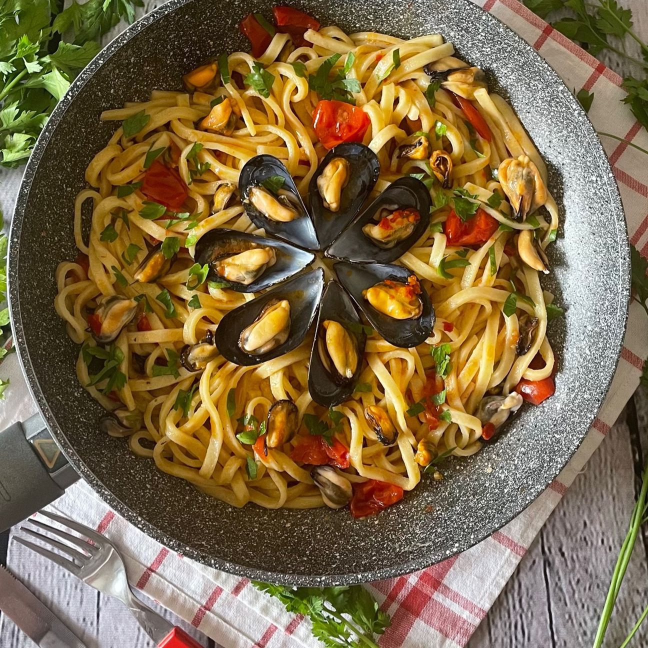 Scialatielli alle cozze