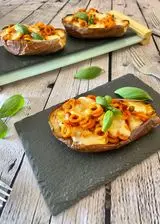 Ricetta Barchette di melenzane in friggitrice a aria, ripiene di pasta