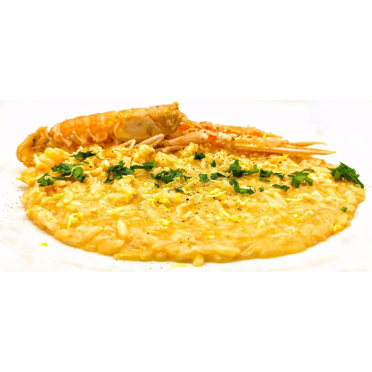 Risotto scampi e limone