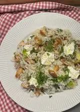 Ricetta Riso Basmati con Finferli, Zucchine e Caprino