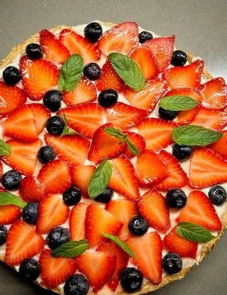 Ricetta Crostata con farina integrale, ricotta e frutta fresca di renacooking