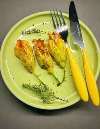 Ricetta Fiori di Zucca Ripieni di renacooking