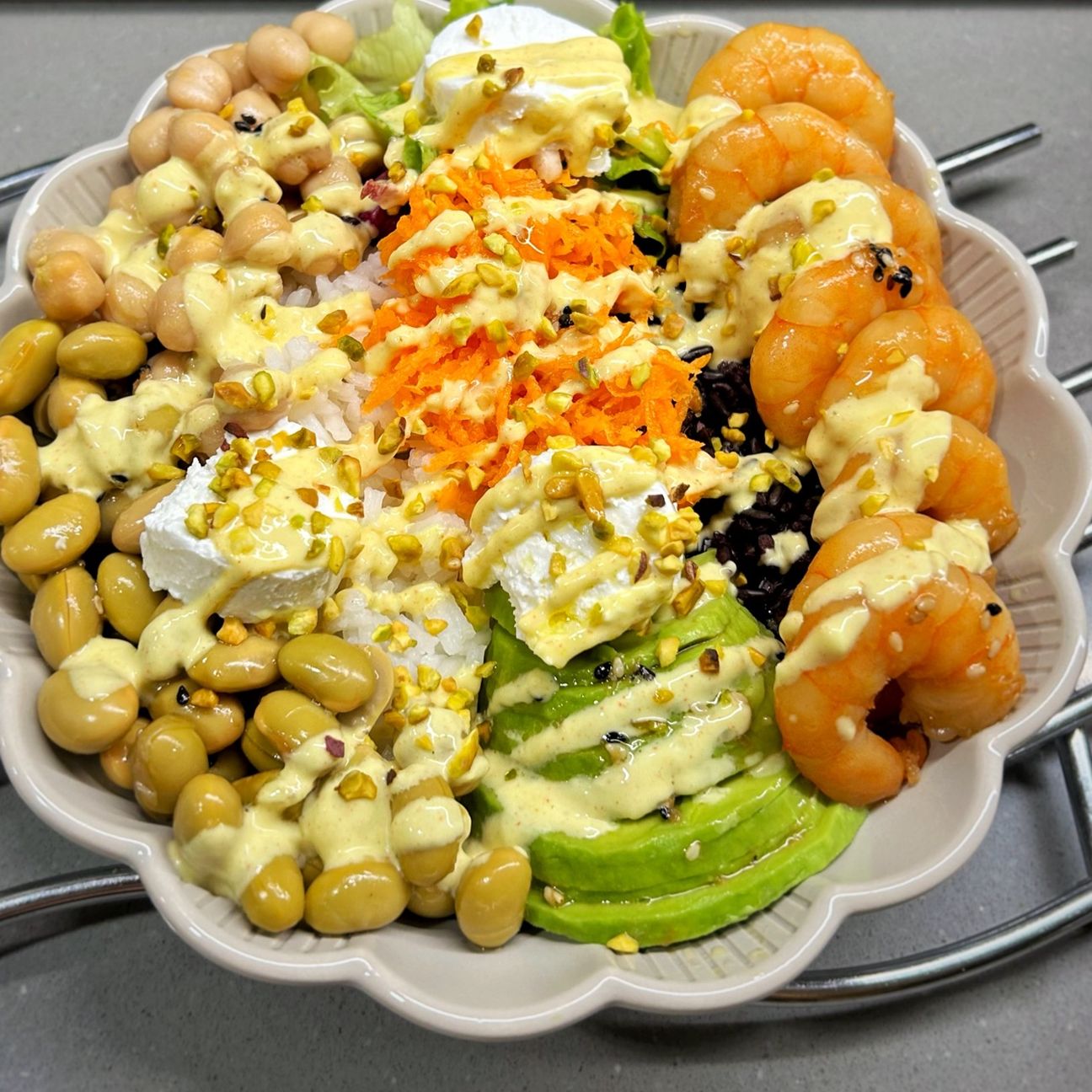 POKÈ BOWL - RISO VENERE & GAMBERI