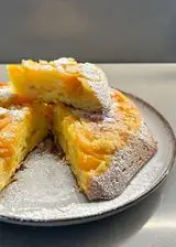 Ricetta Clafoutis di Pesche e Curcuma