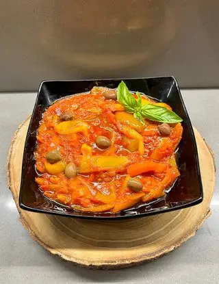 Ricetta Peperonata allo Zafferano di renacooking