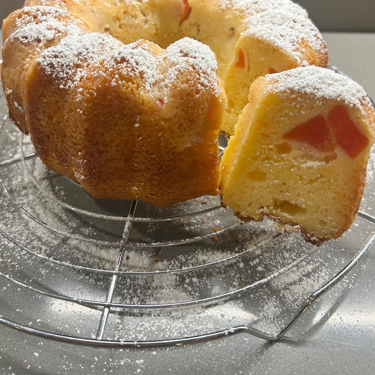 Ciambella al Pompelmo e Papaya