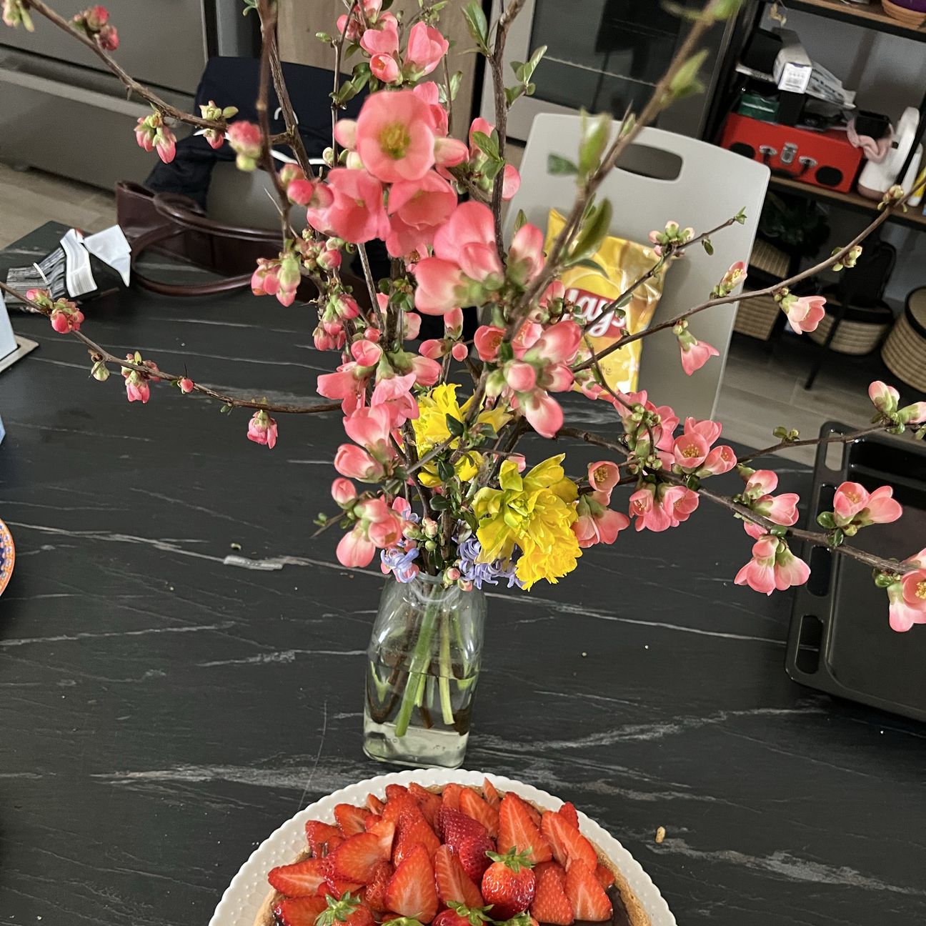 Crostata morbida cioccolato e frutti rossi