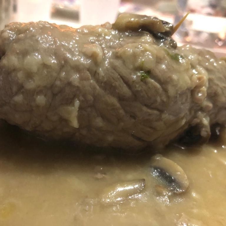 Involtini funghi e speck