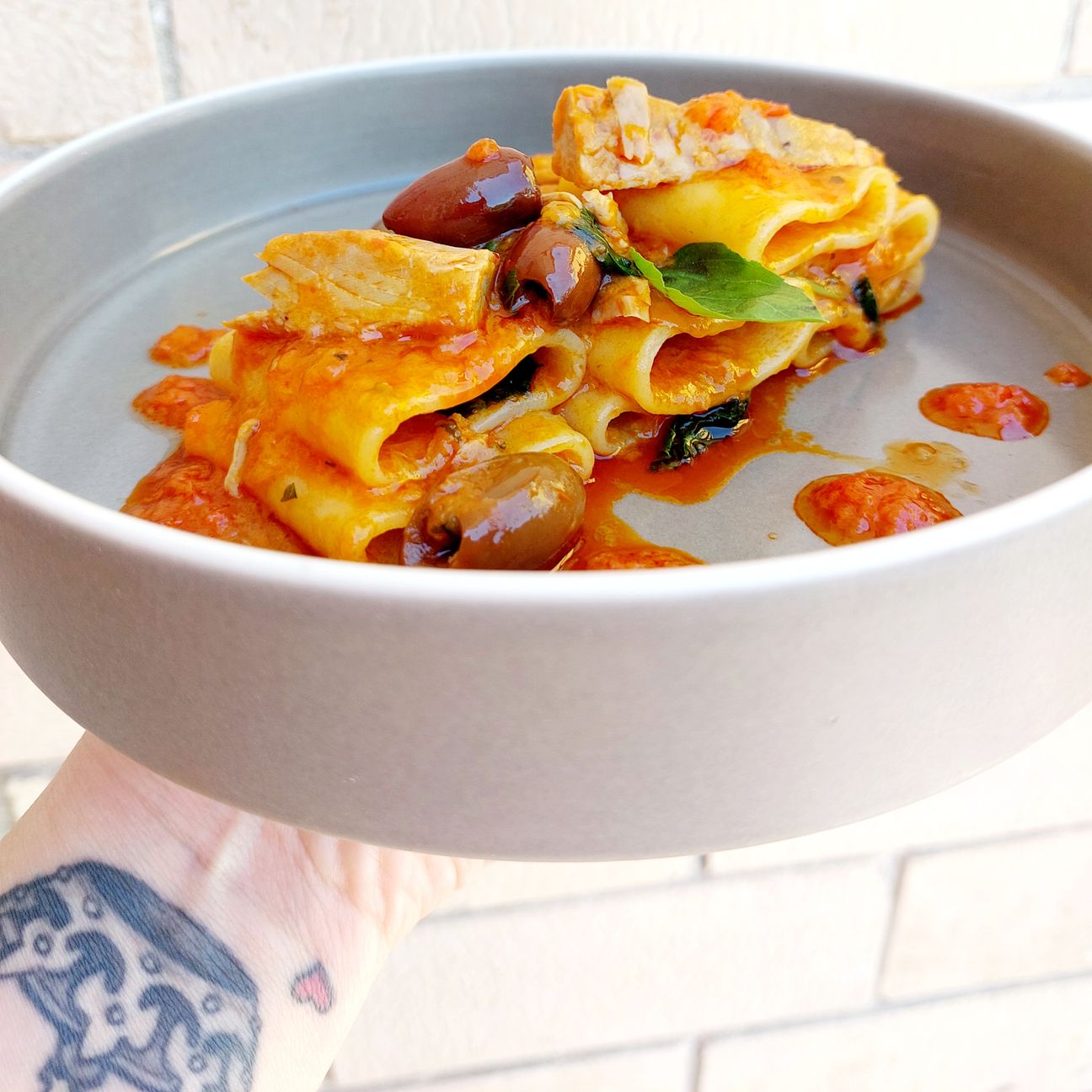 Paccheri tonno e peperoni