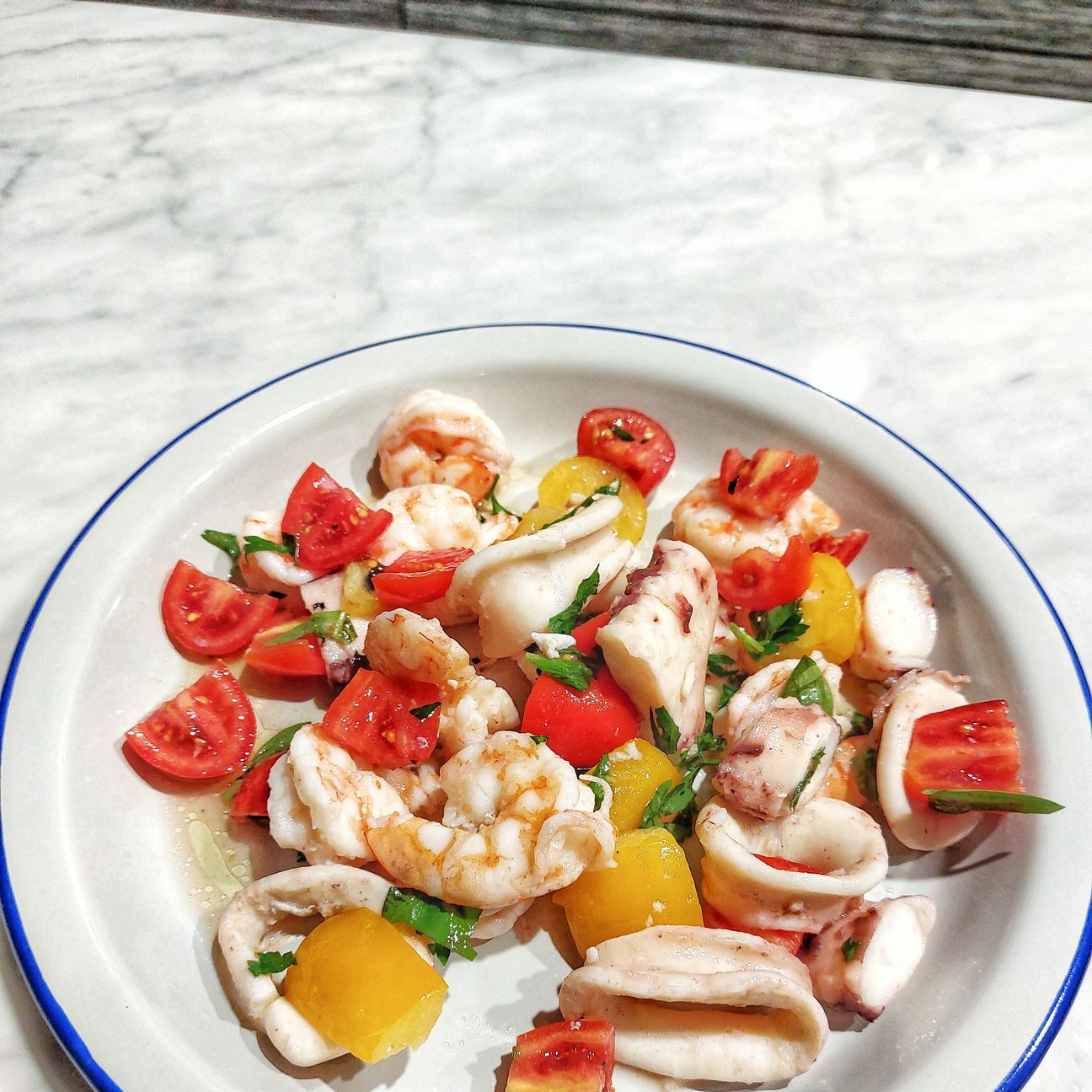 ..un insalata di mare,si,ma a Regola d'arte
