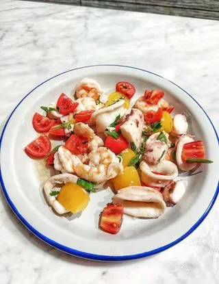 Ricetta ..un insalata di mare,si,ma a Regola d'arte di anna.ilmioviaggioincucina