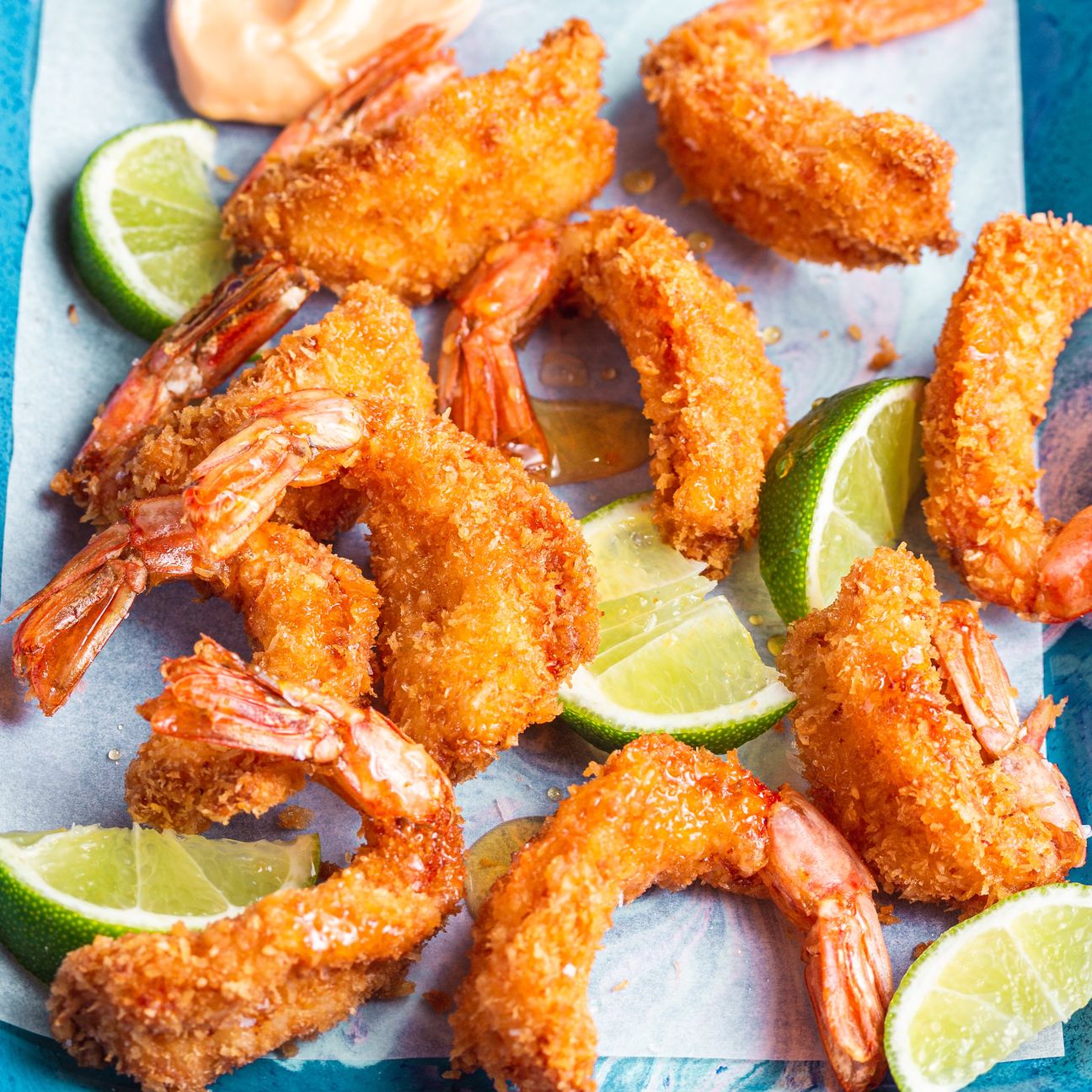 Gamberi fritti cocco e miele