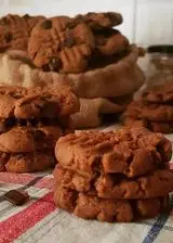 Ricetta Biscotti al burro di arachidi 
~peanut butter cookies ~
