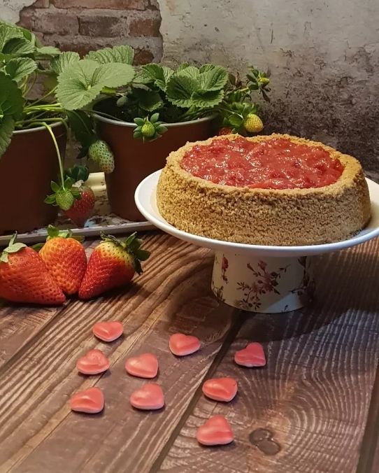 New York cheesecake alle fragole