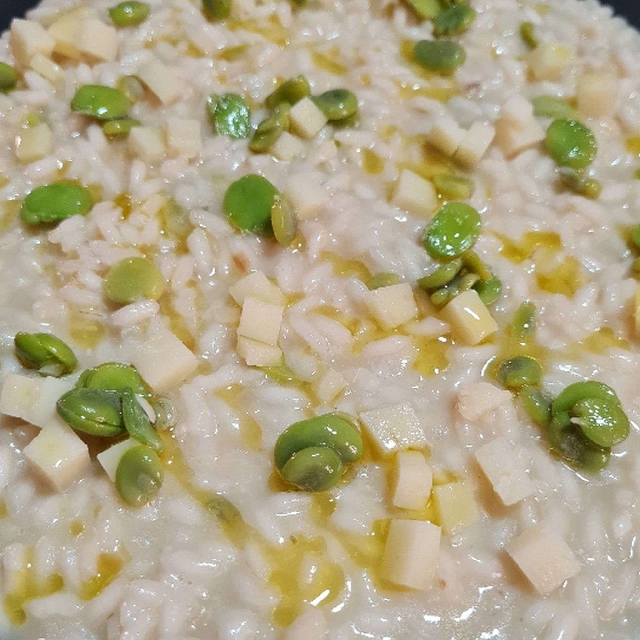 Risotto fave e pecorino