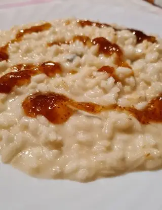 Ricetta Risotto ai formaggi con marmellata di fichi  di lucamata