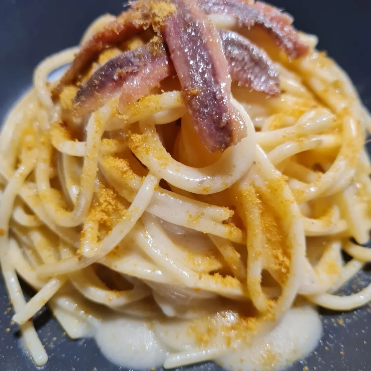 Spaghettino burro e alici