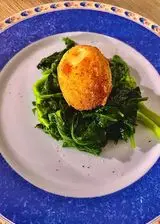 Ricetta Uovo su nido di friarielli