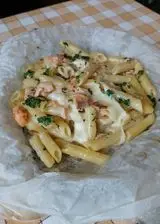 Ricetta Pasta con salmone e provola al cartoccio