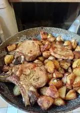 Ricetta Braciole con patate in padella