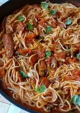 Ricetta Spaghetti con sgombro in scatola