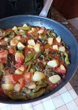 Ricetta Friggitelli con pomodoro e patate