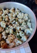 Ricetta Cavolfiore in padella con alici e olive