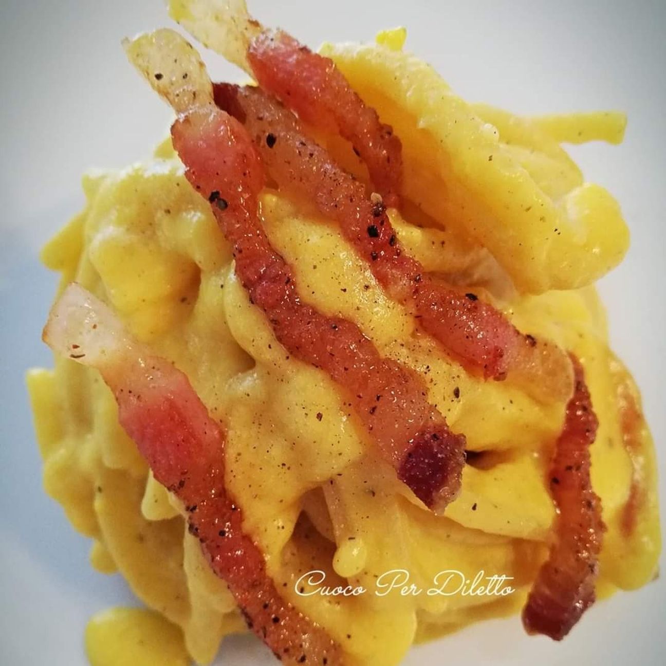 Bigoli alla carbonara