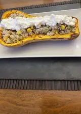 Ricetta ZUCCA FARCITA CON QUINOA