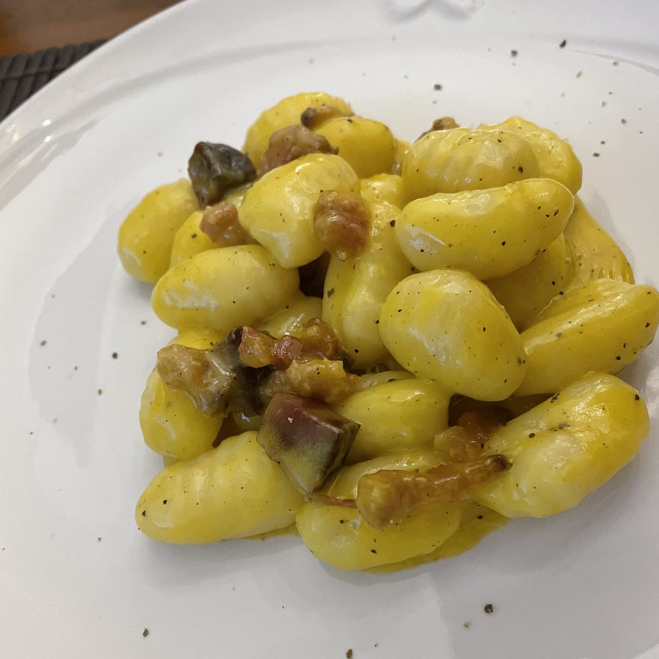 Gnocchi alla carbonara