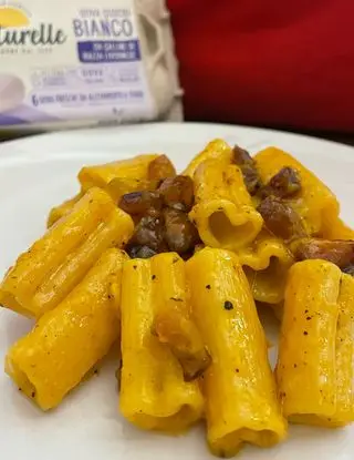 Ricetta RIGACUORE ALLA CARBONARA CON UOVA NATURELLE di Past_icciareincucina