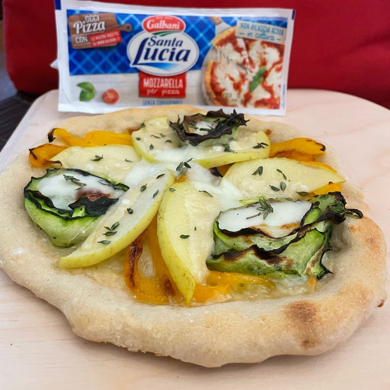 MINI PIZZETTA CON IMPASTO VELOCE e MOZZARELLA SANTA LUCIA