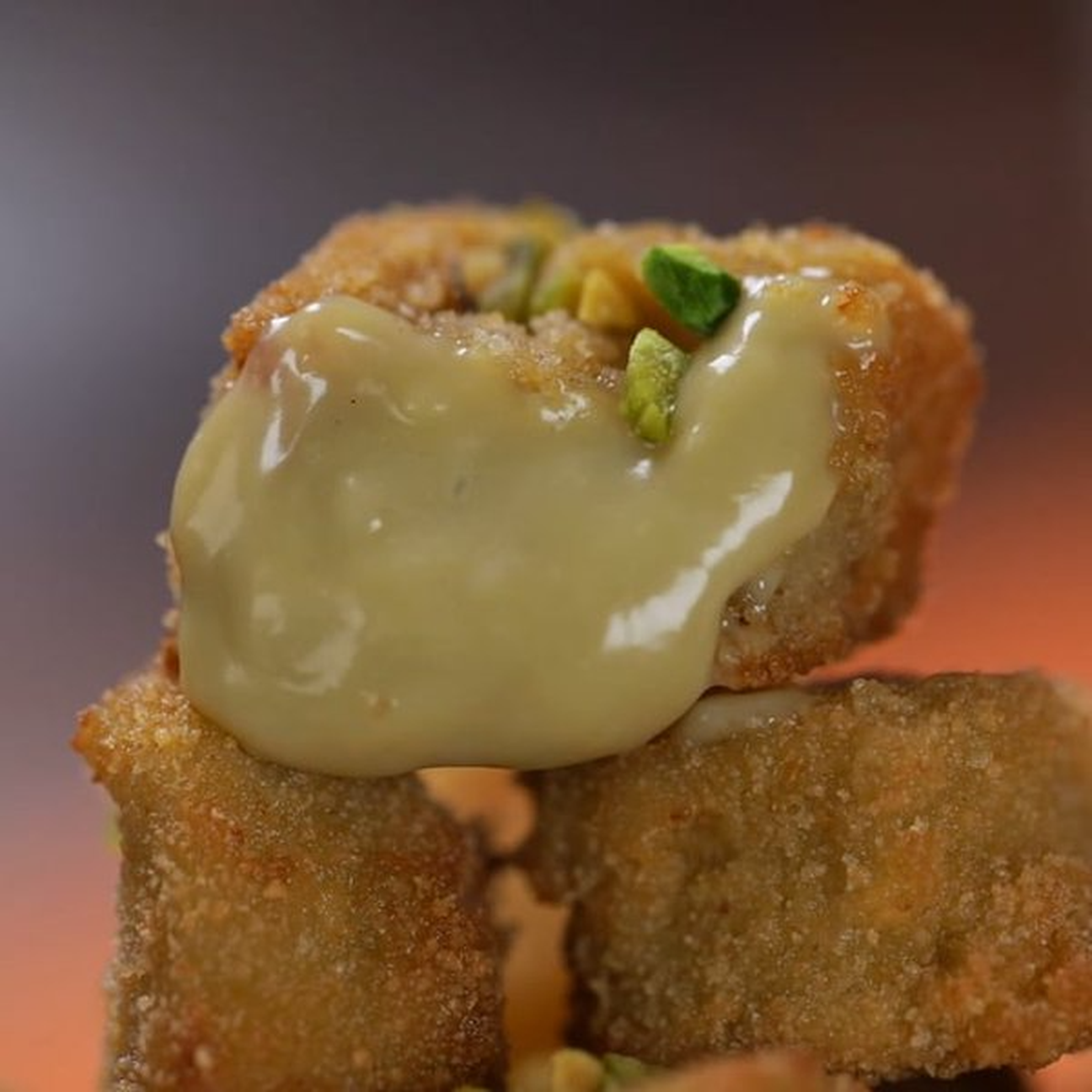 Crema fritta al pistacchio