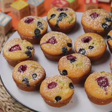 Ricetta Muffin di pancake alla frutta di alcenerobiologico