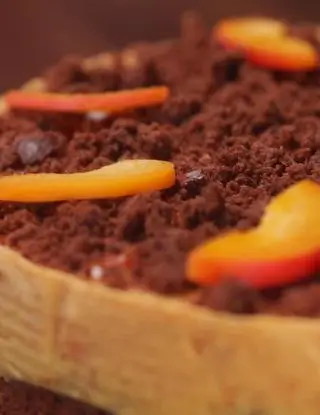 Ricetta Torta di yogurt al cioccolato con mousse di albicocche di altacucina