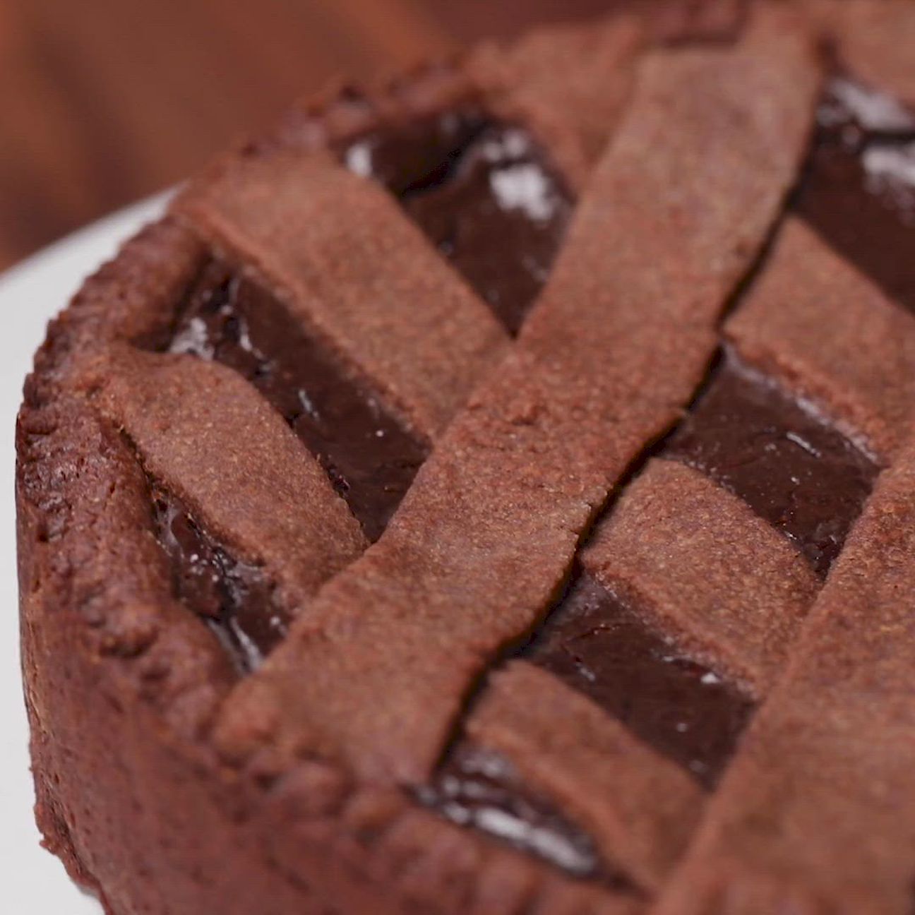 Crostata cremosa al cioccolato