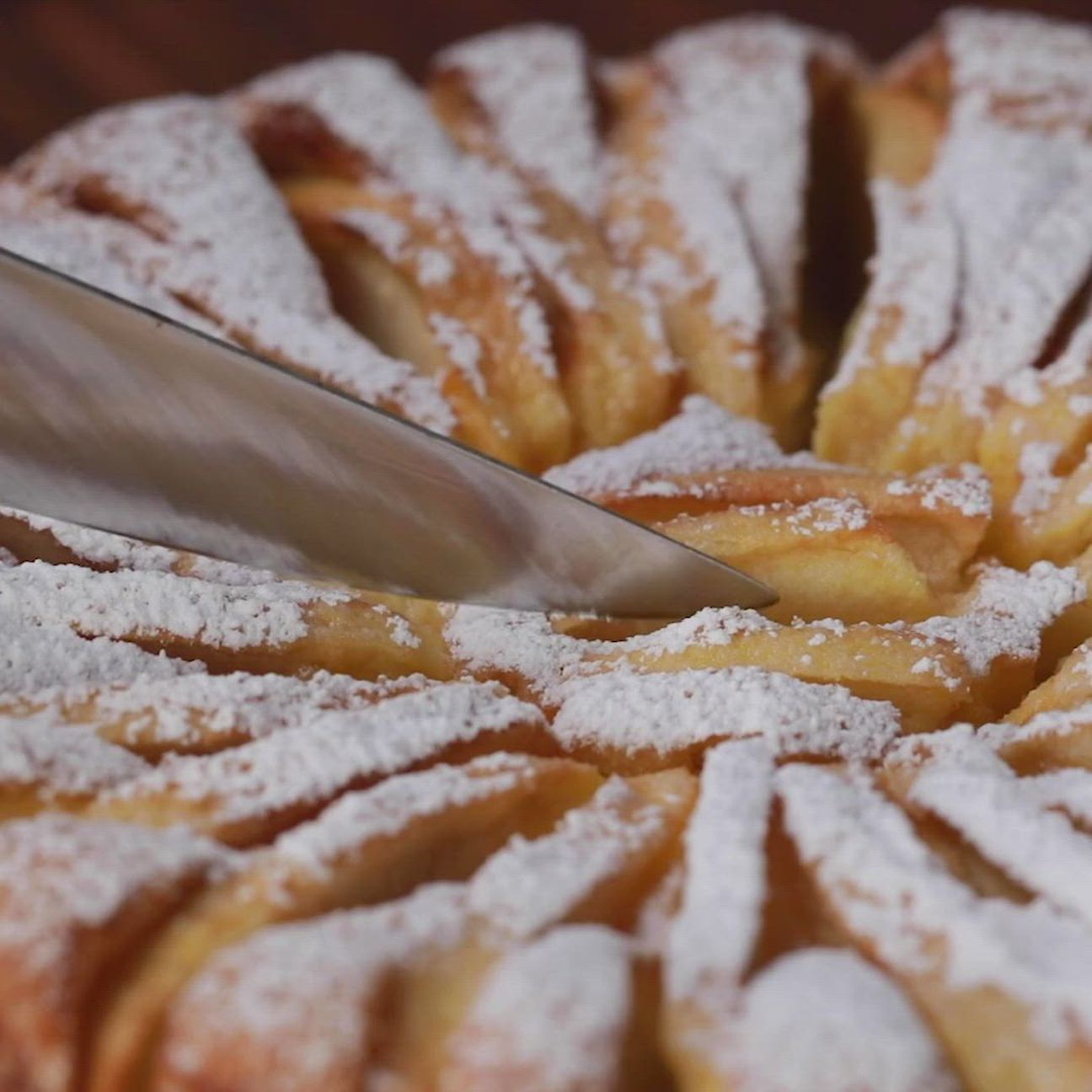 Torta budino alle mele