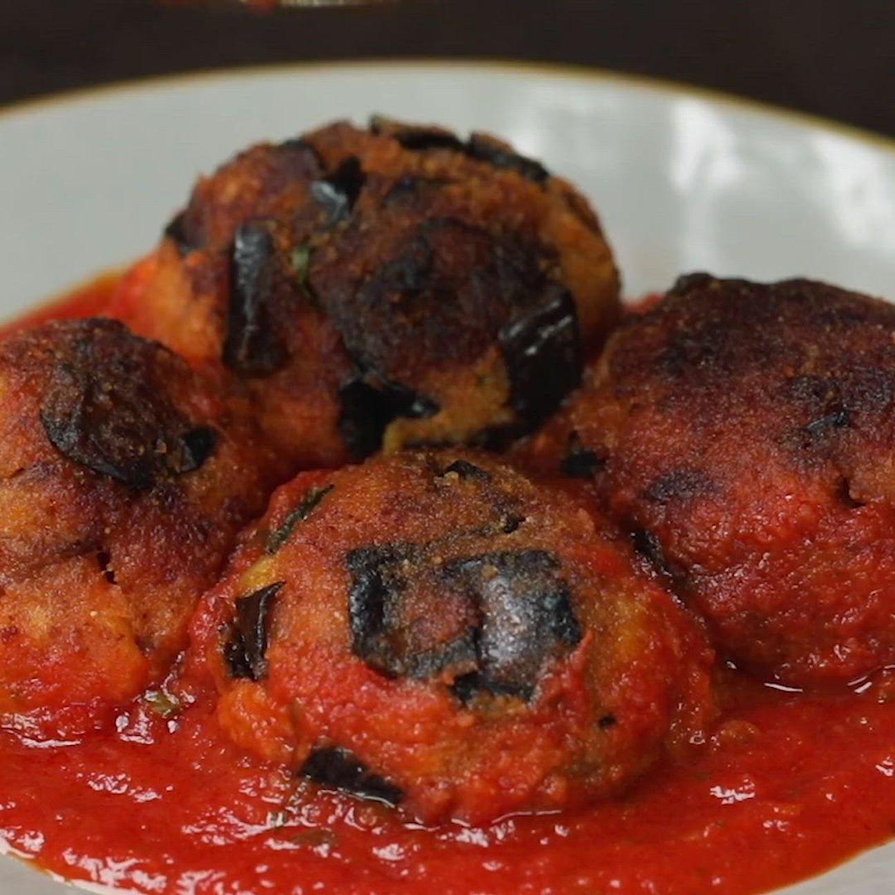 Polpette di melanzane alla parmigiana